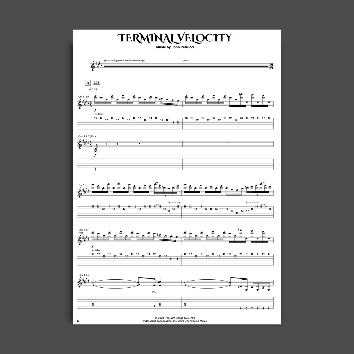 TERMINAL VELOCITY' TAB BOOK - DIGITAL DOWNLOAD – John Petrucci TERMINAL VELOCITY' TAB BOOK - DIGITAL DOWNLOAD – John Petrucci